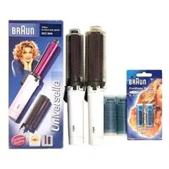 激レア・超美品☆ブラウン ガス式ヘアアイロン2台＆専用ガスカートリッジ4本セット