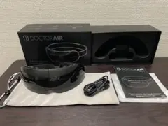 DOCTOR AIR 目もとエステ・マッサージャー ブラック DOCTORAIR アイマッサージャー 3Dアイマジックタッピング 【目元