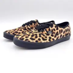 ●VANS オーセンティック ロープロ レオパード ブラック 豹柄 太ヒモ