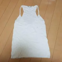 グランエゴイスト　白色ニットタンクトップ