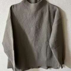 新品★未使用ダイヤモンド模様オーバーサイズセーター