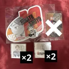 ハイキュー 日向翔陽 オリジナルカットカード キラピカード スクエアステッカー