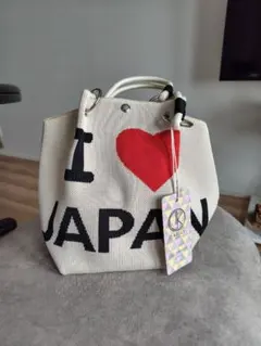 D.KELLY I LOVE JAPAN ニット トートバッグ