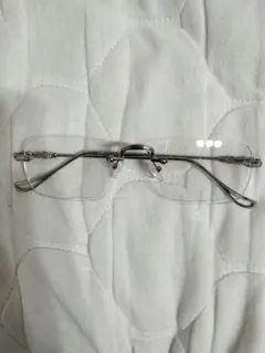 リムレスメガネ　シルバー　新品未使用　匿名配送