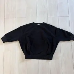 LOWRYS FARM ブラック キッズトレーナー 110-120サイズ