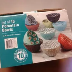 新品未使用 コストコ PorcelainBowls 10個セット カラフルボウルのサムネイル