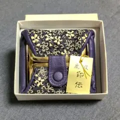 傳濱野 ハマノ 2つ折り財布 カメリアウォレット ピンク 皇室御用達