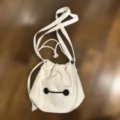 ベイマックス ドローストリングバッグ ホワイト