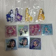 【バラ売り可能】プリキュア　ラバーキーホルダー　ウエハースステッカー