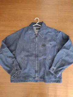 けんけん様専用　ユニクロデニムジャケット ジッパーポケット付きブルーXL
