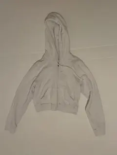 ホリスター HOLLISTER クロップド ジップパーカー ホワイト ショート丈のサムネイル