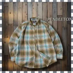 PENDLETON ペンドルトン メイソン BD長袖フランネルチェックシャツL