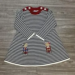 美品　ファミリア　familiar ニットワンピース　90