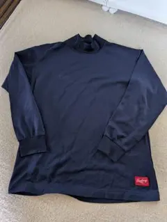 Rawlings ネイビー ハイネックアンダーシャツ 　サイズO