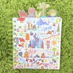 ディズニーストア　ズートピア　リングノート