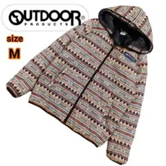 OUTDOOR　アウトドア　フード付き　中綿ジャケット　ボア　Mサイズ