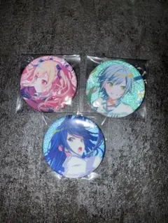 プロセカ 天馬咲希 星乃一歌 日野森志歩 グリッター缶バッチ44c