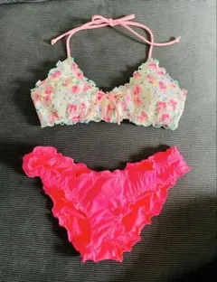 【Victoria’s secret】花柄トップ&ピンクビキニのサムネイル