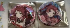 花海咲季 缶バッジ 2点セット 学マス バレンタイン クリスマス