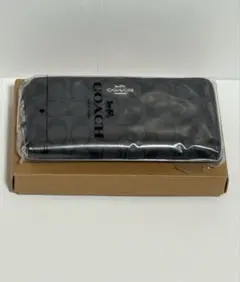 COACH コーチ 長財布 C4452 シグネチャー ラウンドファスナー