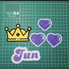 うちわデコ ステッカー デコパーツ