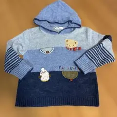 ☆超美品☆familiar フード付きセーター110