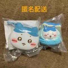 ちいかわ　きゃらまかろん　おかおミニシリコンポーチ　ハチワレ