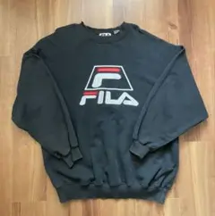 90s FILA vintageスウェットNBA GRANT HILL 黒 XL