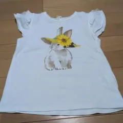 ラポシェビスキュイ　うさぎさんTシャツ　120cmのサムネイル