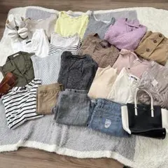 レディース 服 バッグ まとめ売り 22点 サンダル ベルト 春夏秋冬 トップス