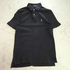 ポロラルフローレン ポロシャツ 黒 ブラック メンズ XS