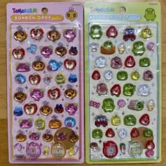 【正規品】ボンボンドロップシール　たまごっち　2枚セット　めめっち　くちぱっち