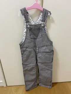 Merry Marine ストライプオーバーオール