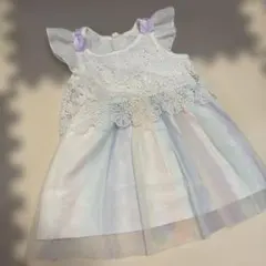 キッズ レース チュール ワンピース 95のサムネイル