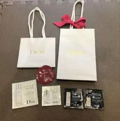 Dior ショップ袋 スキンケア、下地、ファンデーションサンプルセット