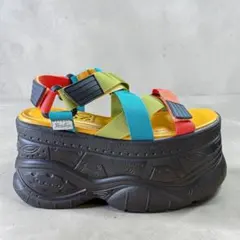 新品未使用 YOSUKE厚底サンダル25cm美脚11cm 脚長効果◎人気 y2k