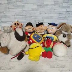 昭和　平成レトロ　バカボン　ウゴウゴ・ルーガ　他　ぬいぐるみまとめ売りのサムネイル