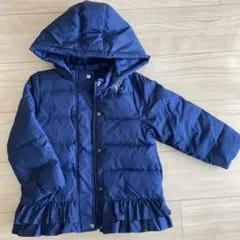 裾フリルダウンコート　110cm プティマイン