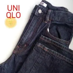 Y USED ユニクロ ワイドデニムパンツ レディース サイズM インディゴ