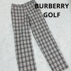 美品✨バーバリー ゴルフ ノバチェック スラックス M 希少 サンプル