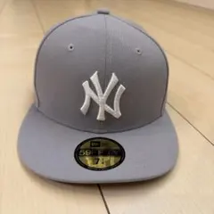 New Era 59FIFTY NY Yankees キャップ グレー