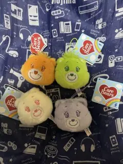 【バラ売り可‼️】ケアベアフェイスマスコット4点セット