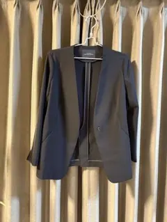 GREEN LABEL RELAXING ノーカラージャケット ブラック　セット