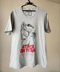 進撃の巨人 Tシャツ Lサイズ グレー