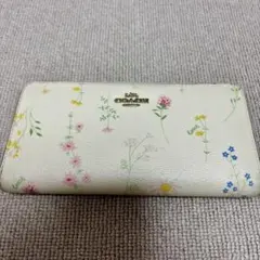 COACH 長財布 花柄 中古 レア