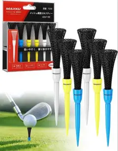 【初心者/プロ使用ティー】ゴルフティー 83mm ロングティー 6本セットのサムネイル