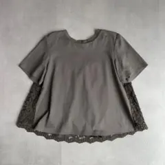 ADORE アドーア　コットンバックレースカットソー　カーキのサムネイル