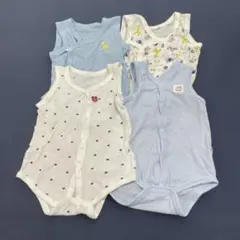 ノースリーブ肌着 4点セット 70