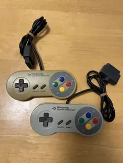 スーパーファミコン　コントローラー２個