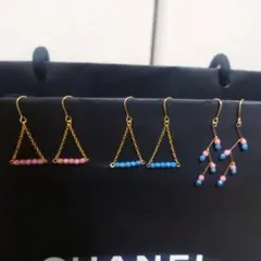 トライアングルピアス/ジグザグピアス